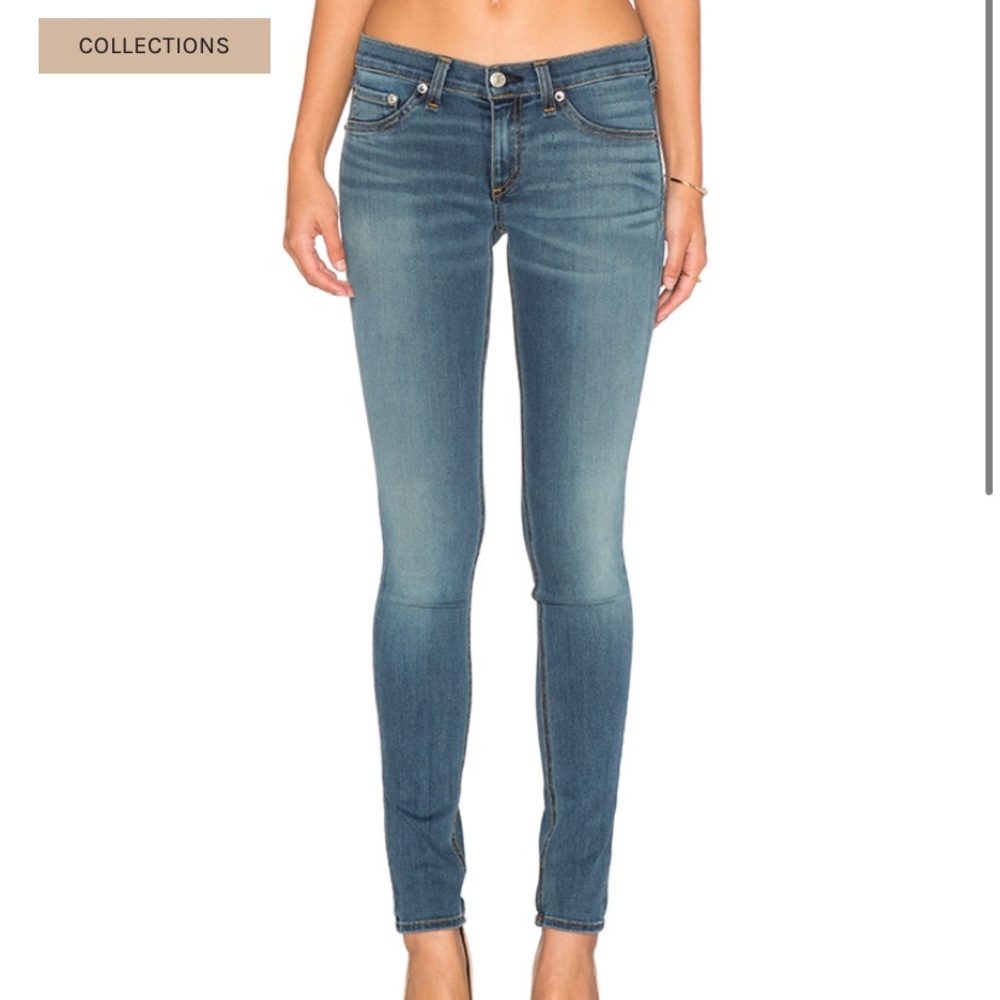 Rag & Bone Blue Skinny Jeans size 28